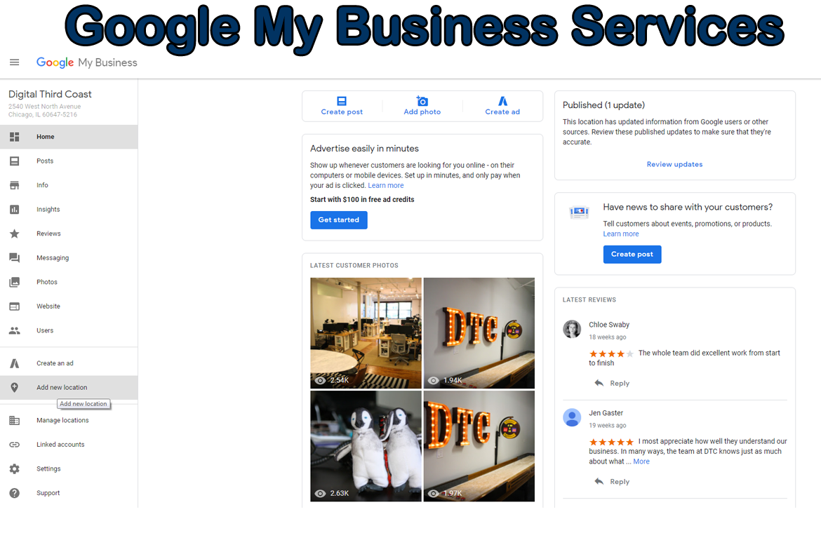 Google My Business Services in Dubai