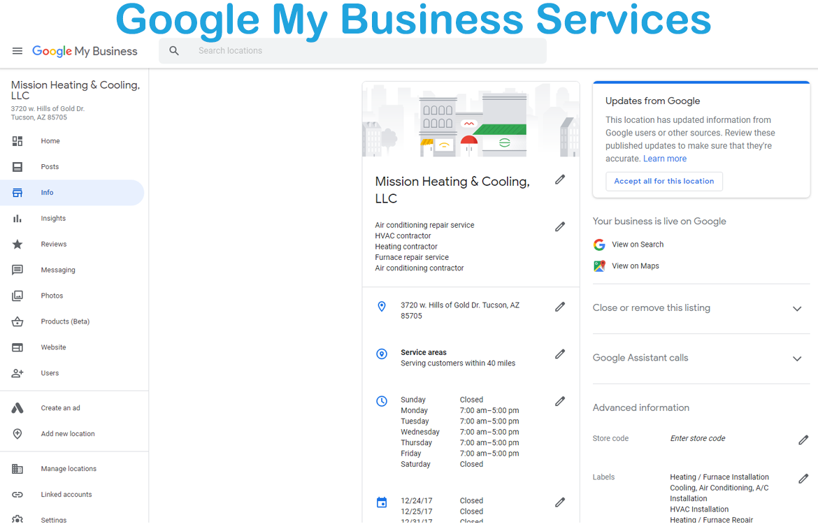 Google My Business Services in Saharanpur